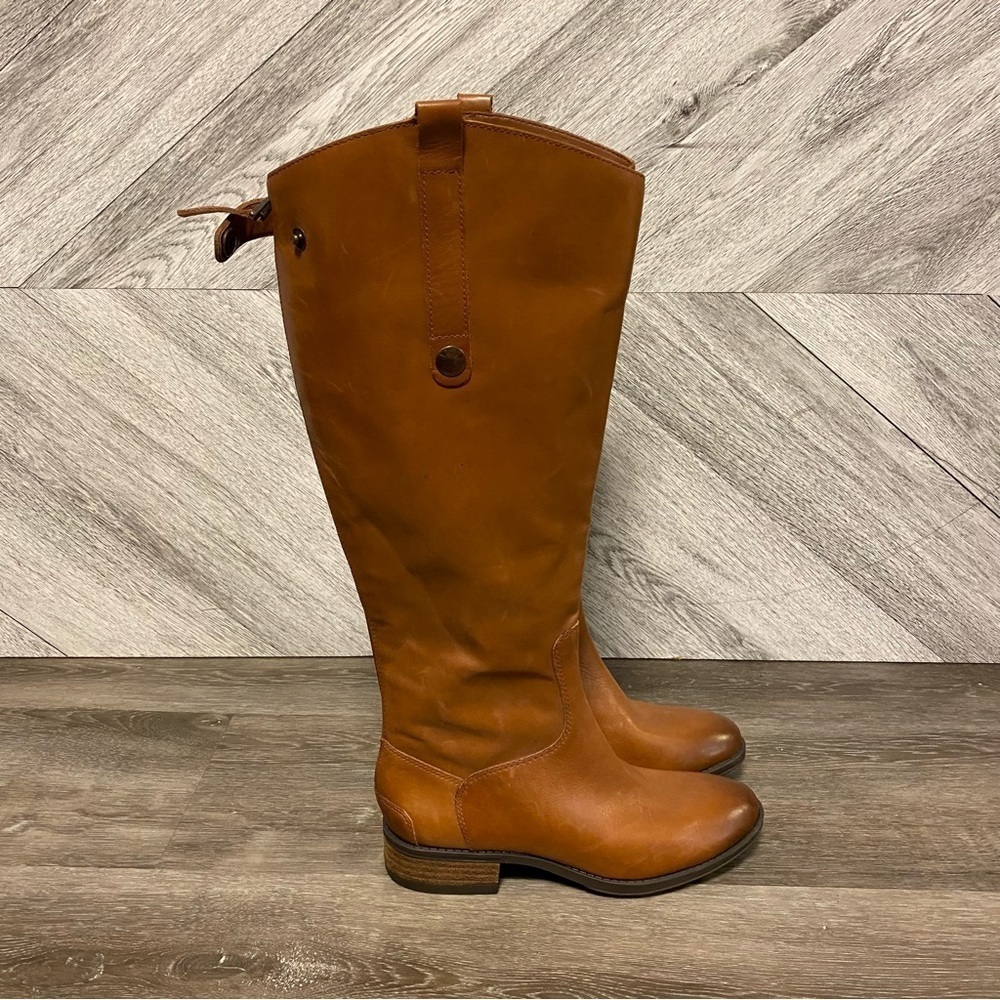 Sam Edelman | Penny Leather Riding Boots Size 4.5 - Picture 2 of 13